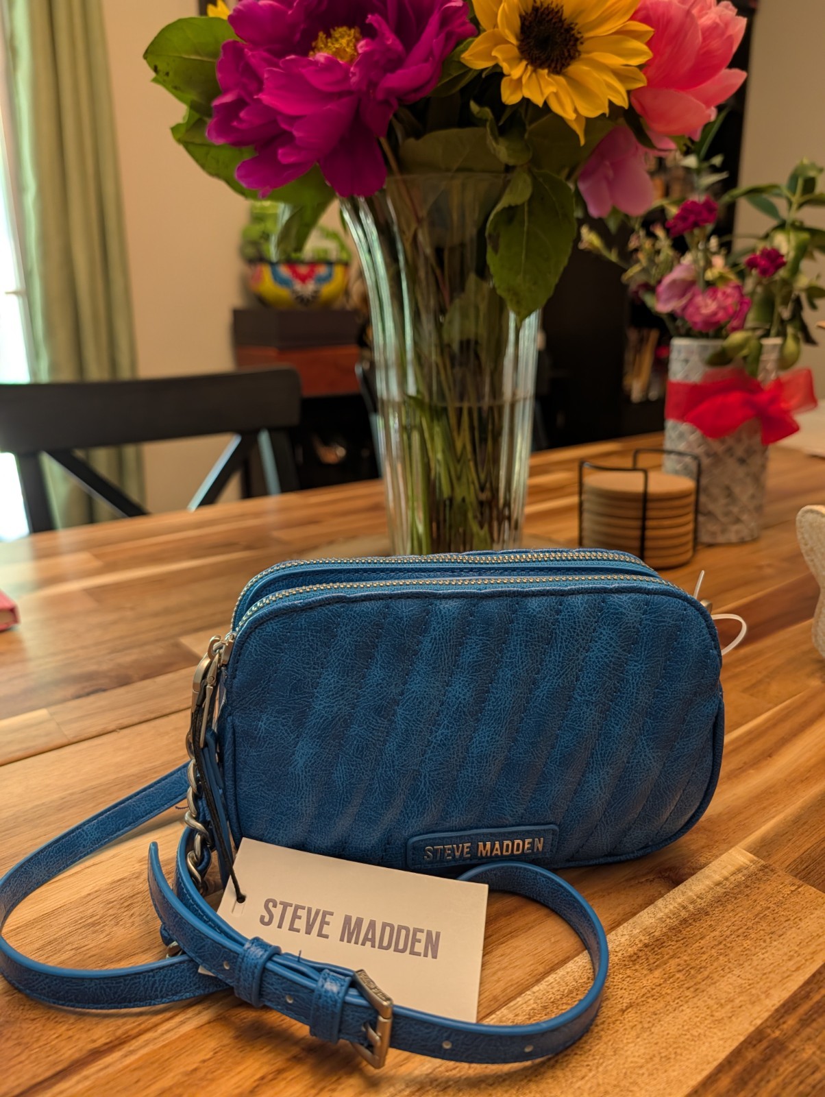Steve Madden Crossbody Handbag Royal Blue/Azure