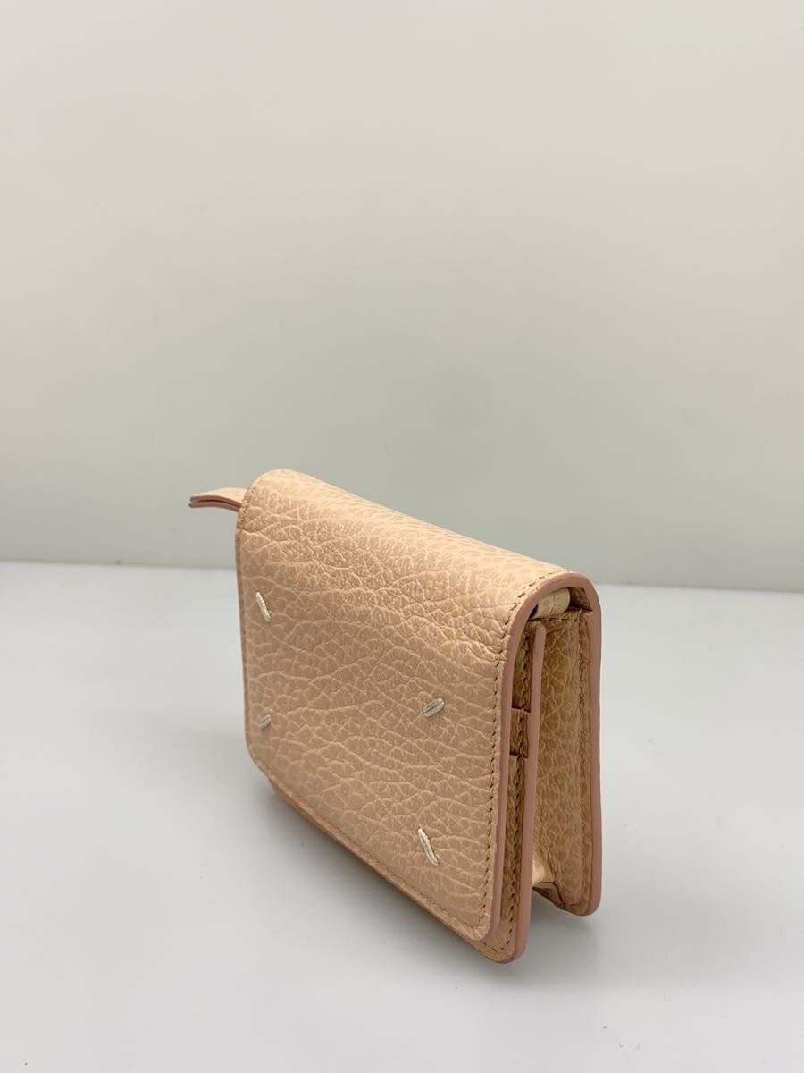Maison Margiela Small Wallet Chain Shoulder Bag in Pink Leather