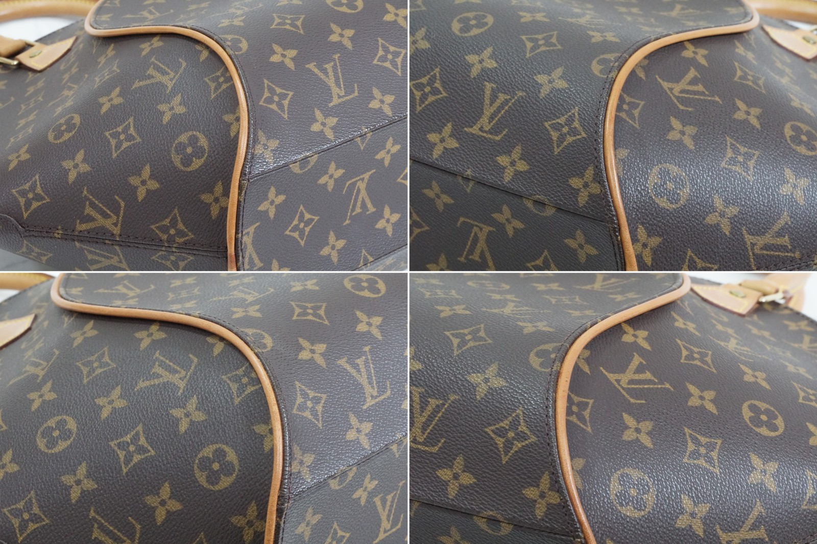 [Rank AB] Louis Vuitton Monogram Ellipse MM Handbag M51126 Brown Canvas w/ Box