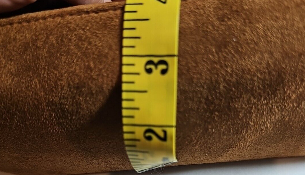 BEARPAW Backpack Bag Brown Faux Suede Shearling Flap Women’s Purse 10in X 9.5in