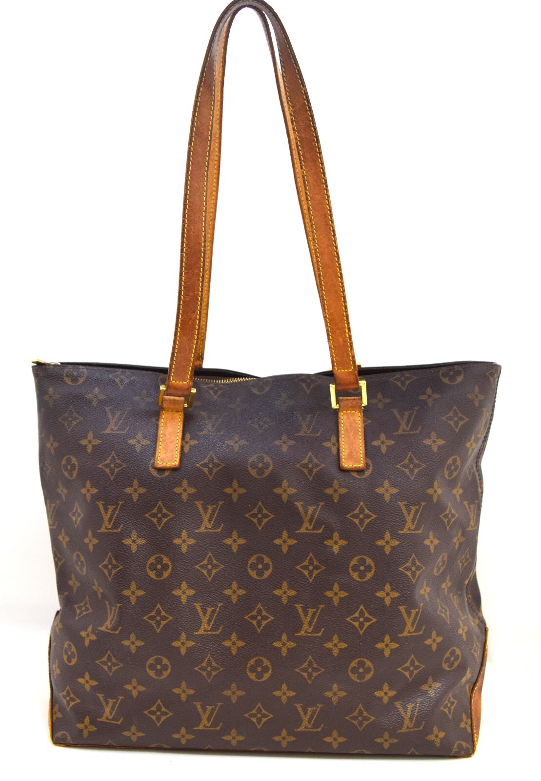Auth Louis Vuitton Cabas Mezzo Tote Bag Monogram Canvas M51151 LV 51101