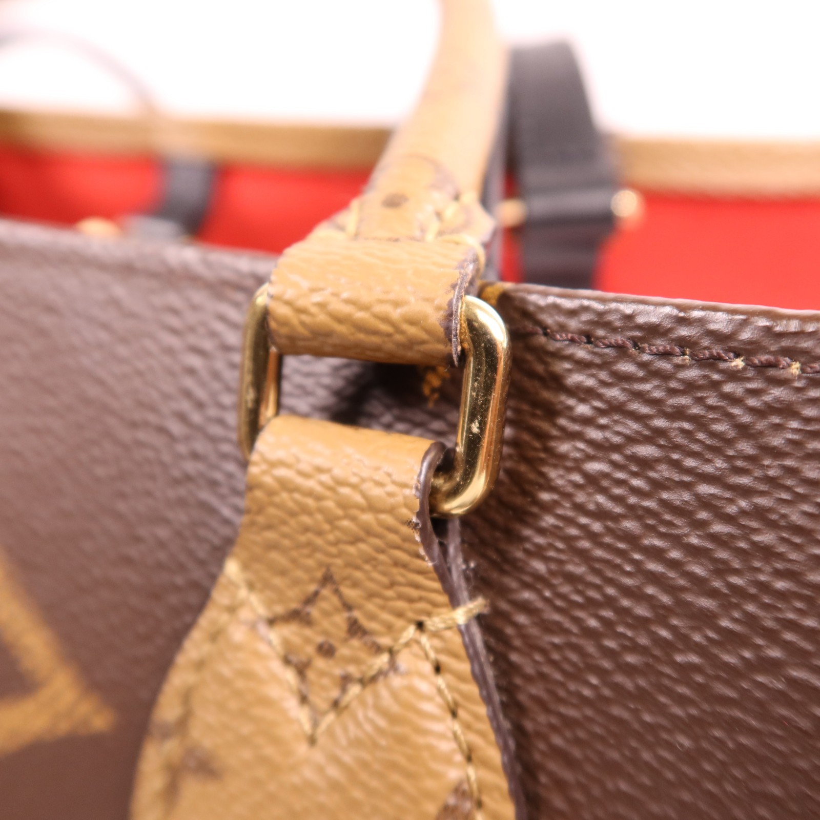 LOUIS VUITTON LV GHW OnTheGo GM 2 Way Shoulder Tote Bag M45320 Monogram Giant