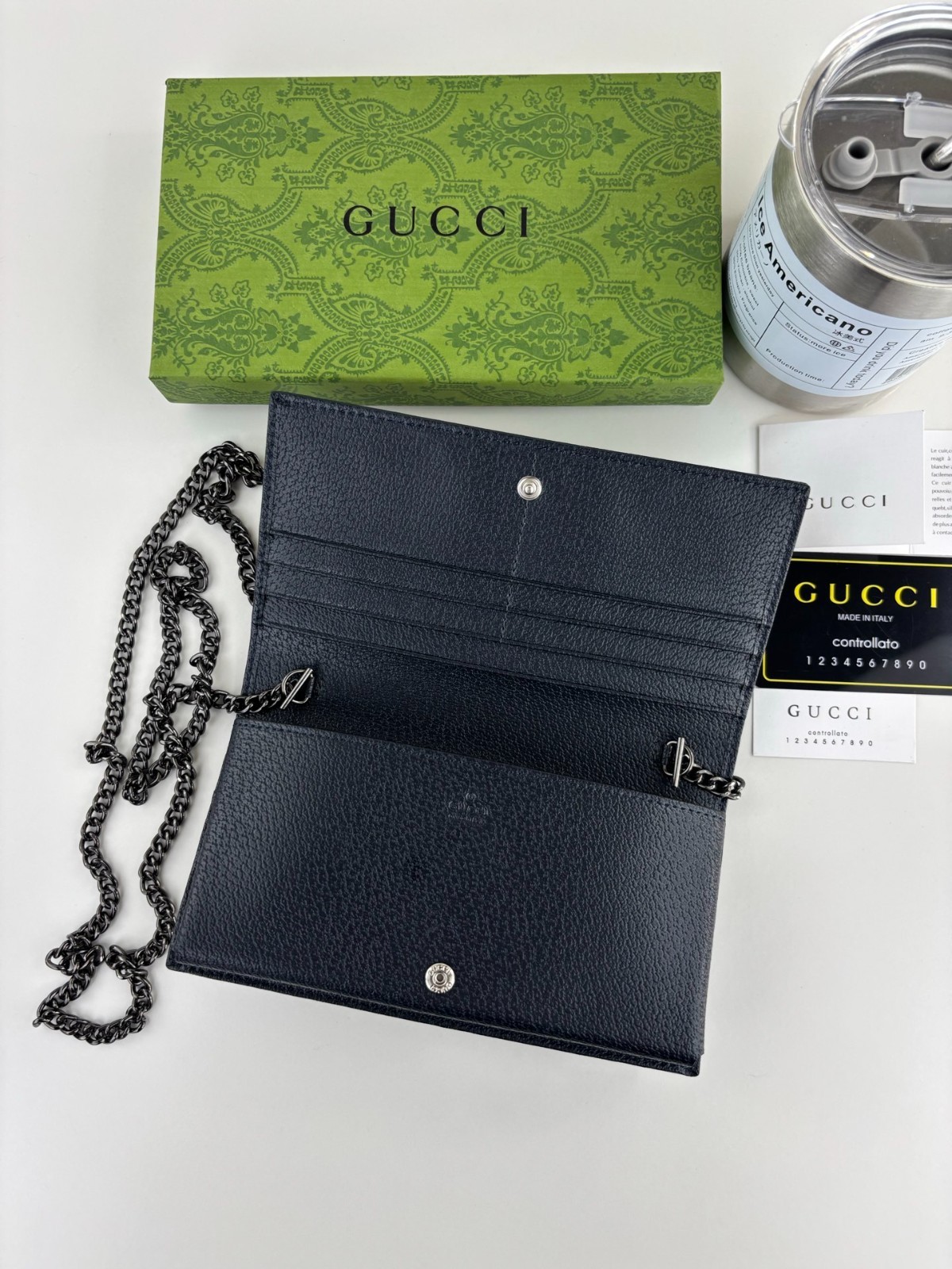 Blue GG SupremeHorsebit Mini Chain Bag 621892