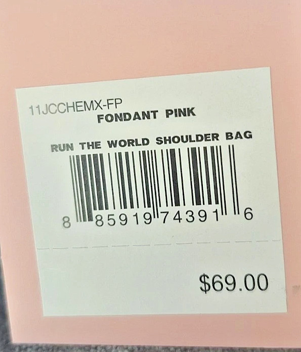Juicy Couture Fondant Pink Run the World Shoulder Barrel Bag NWT & FREE SHIP –