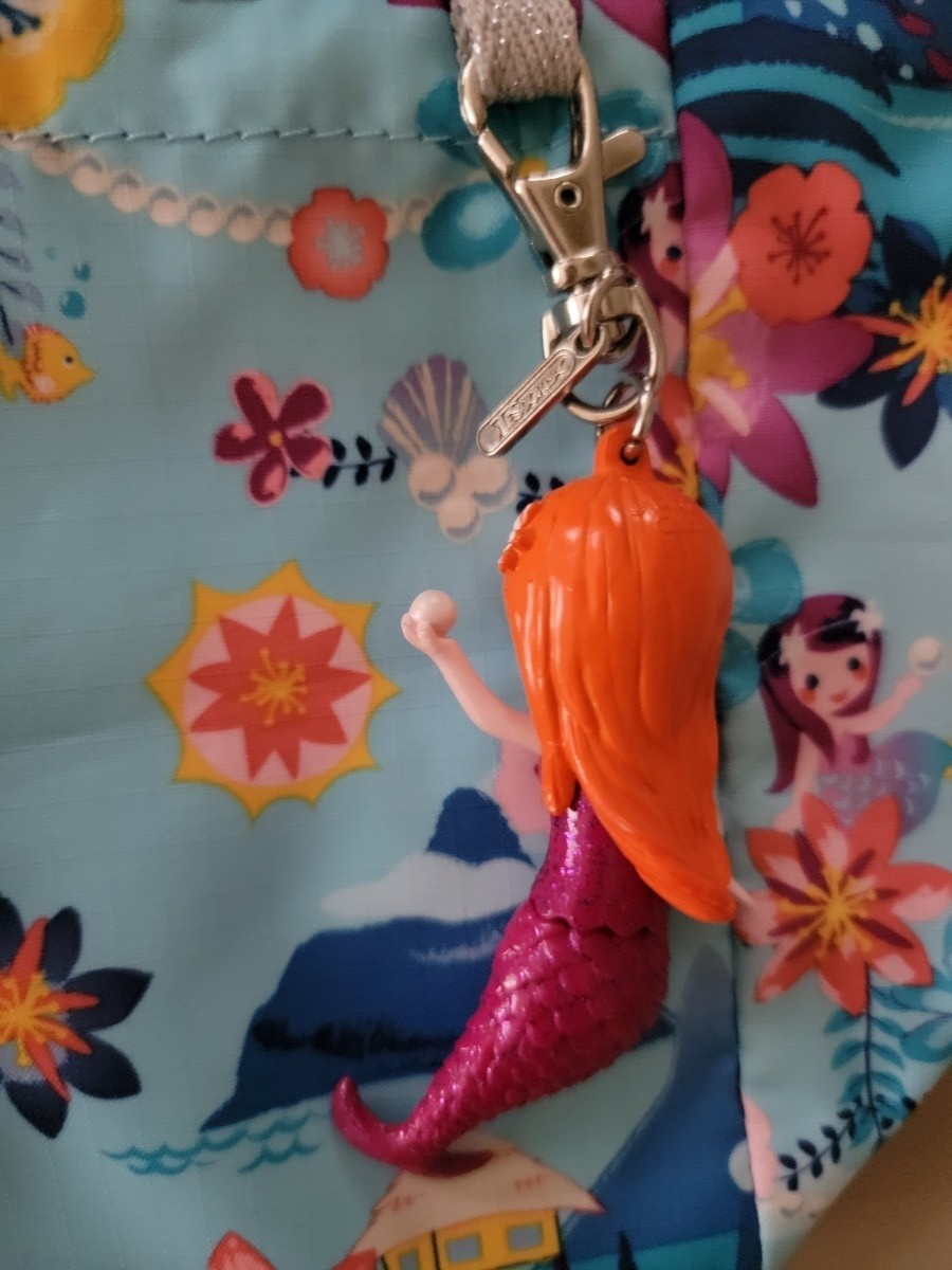 Le Sportsac Disney It’s a Small World Tahitian Dream Mermaid Tote Bag Blue
