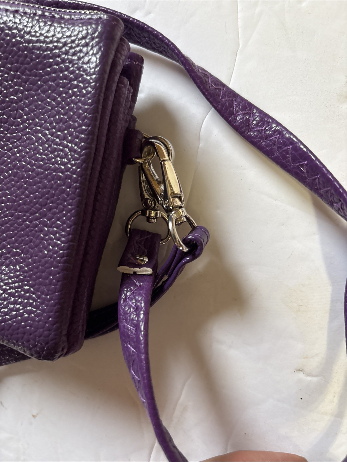 YALUXE Purple Wristlet Handbags Purse