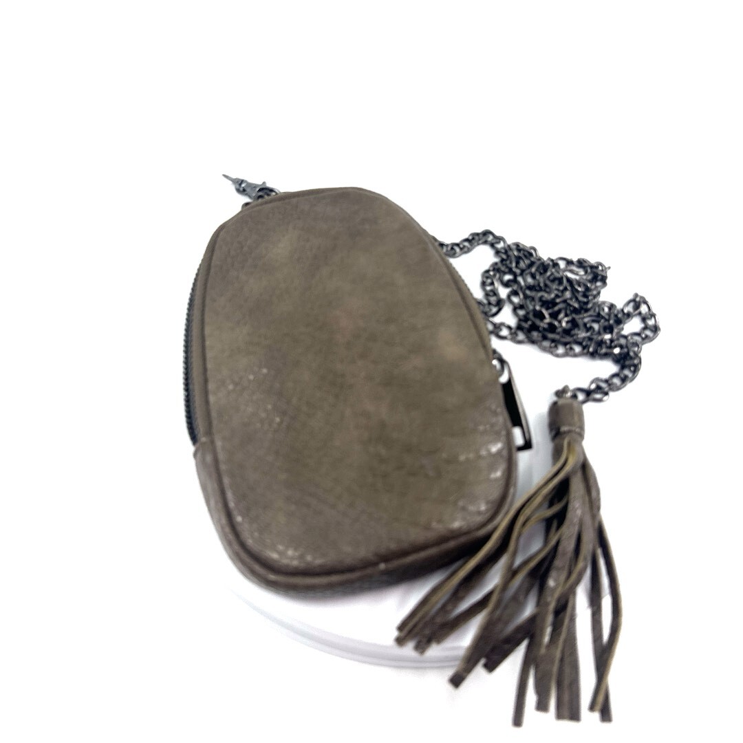 Sophie & Shannon’s Jewel Box Cell Phone Pouch with Chain Strap, Grey/Taupe