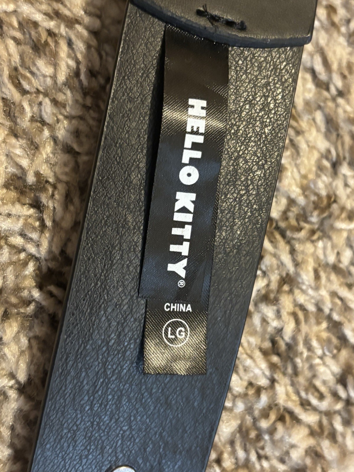 Sanrio Hello Kitty Black Studded Belt