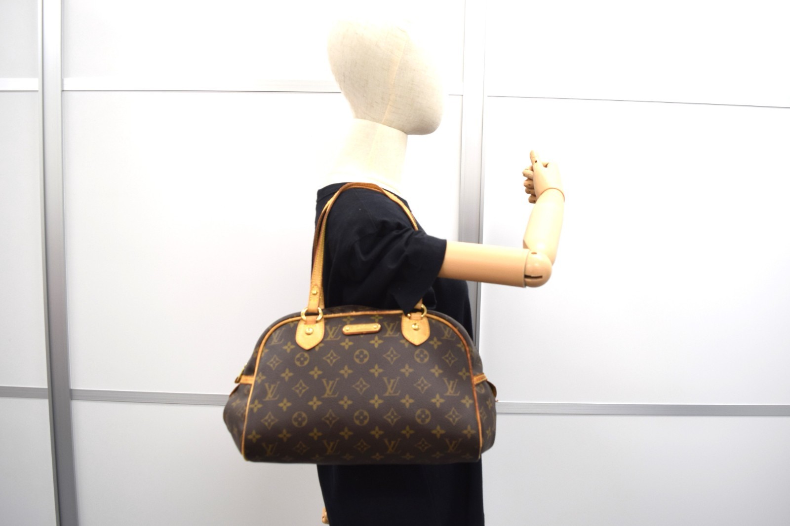 Auth Louis Vuitton Montorgueil PM Shoulder Bag Monogram Canvas M95565 LV 52284