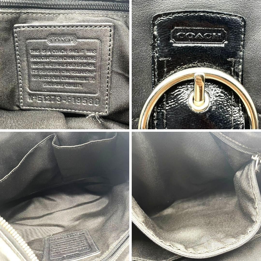 Coach SOHO Shoulder Bag 11×8.7×3.1 inch Genuine Leather Used