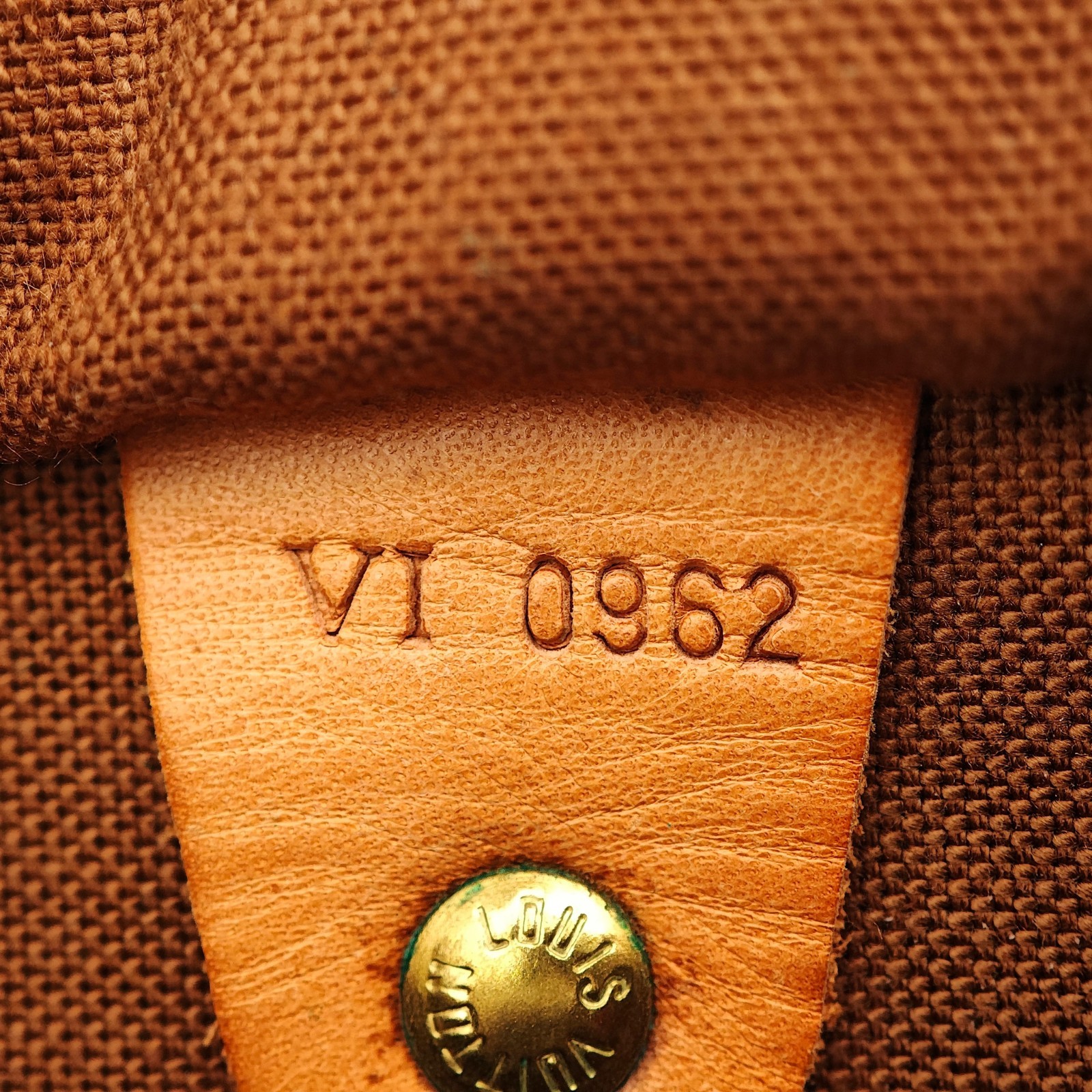 LOUIS VUITTON Speedy 25 Monogram Handbag Mini Boston M41109 Brown 0122