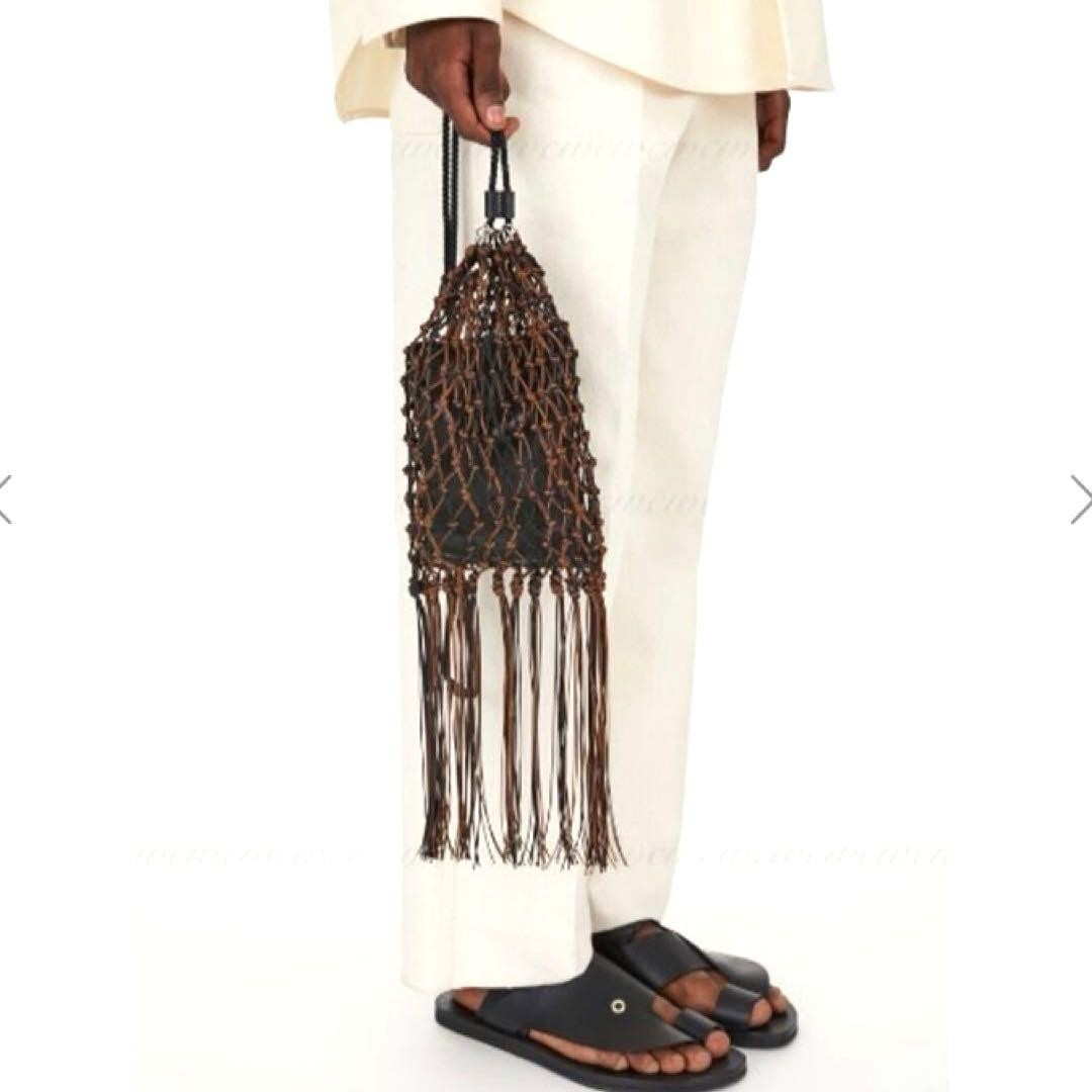 Beautiful Jilsander fringe shoulder bag, unused