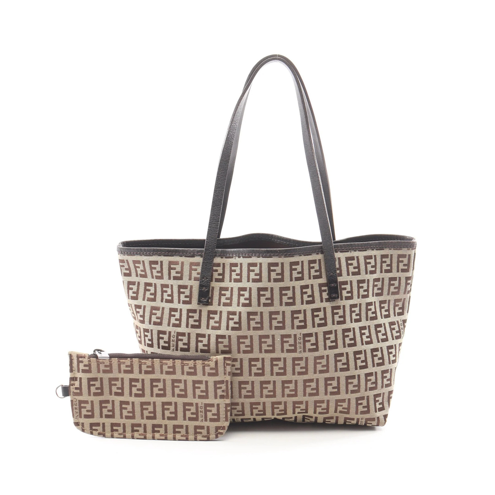 Fendi Tote Bag Brown Leather #RCB13620