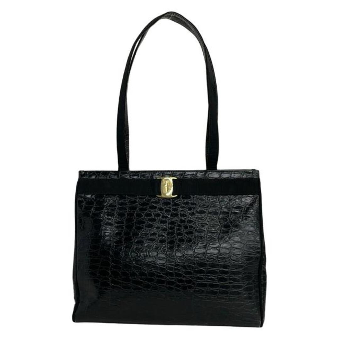Ferragamo SalvatoreFerragamo Tote Bag Leather Vara Black