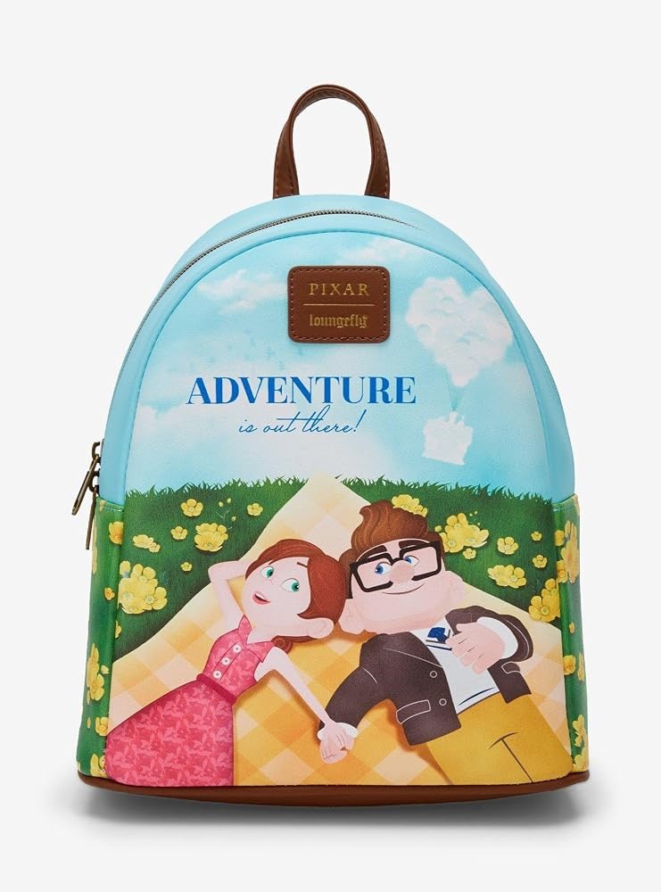 Loungefly Disney Pixar Up Carl & Ellie Picnic Mini Backpack