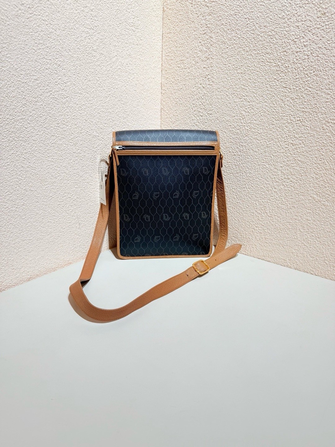Dior Pre-Owned Authentic Crossbody Bag Monogram 20×26×5cm