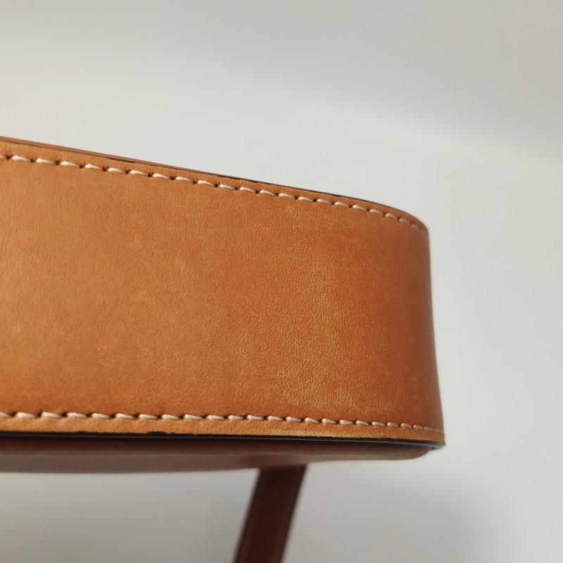 Celine Claude Small Brown Smooth Leather Shoulder Crossbody Bag US Ship