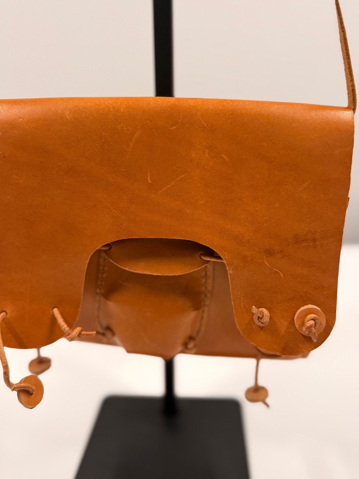 Leather hand stiched womens purse