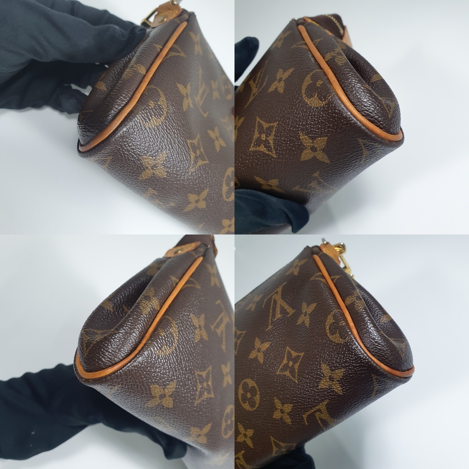 NO TARIFF Authentic Louis Vuitton Eva Clutch Monogram M95567 Guaranteed CLA950