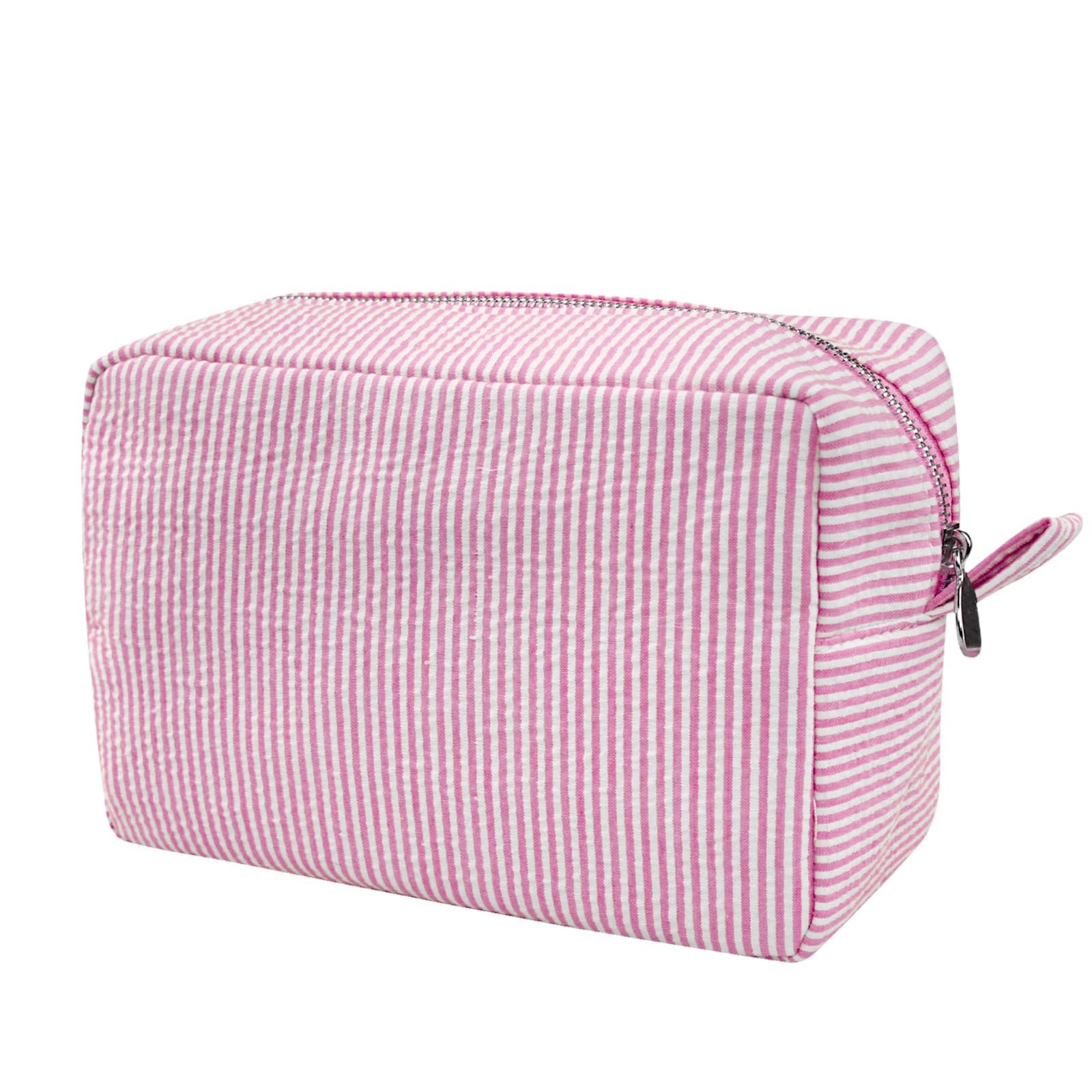 GFU Cosmetic Bag for Women, Large Makeup Bag, 1 Count (Pack of 1), Pink