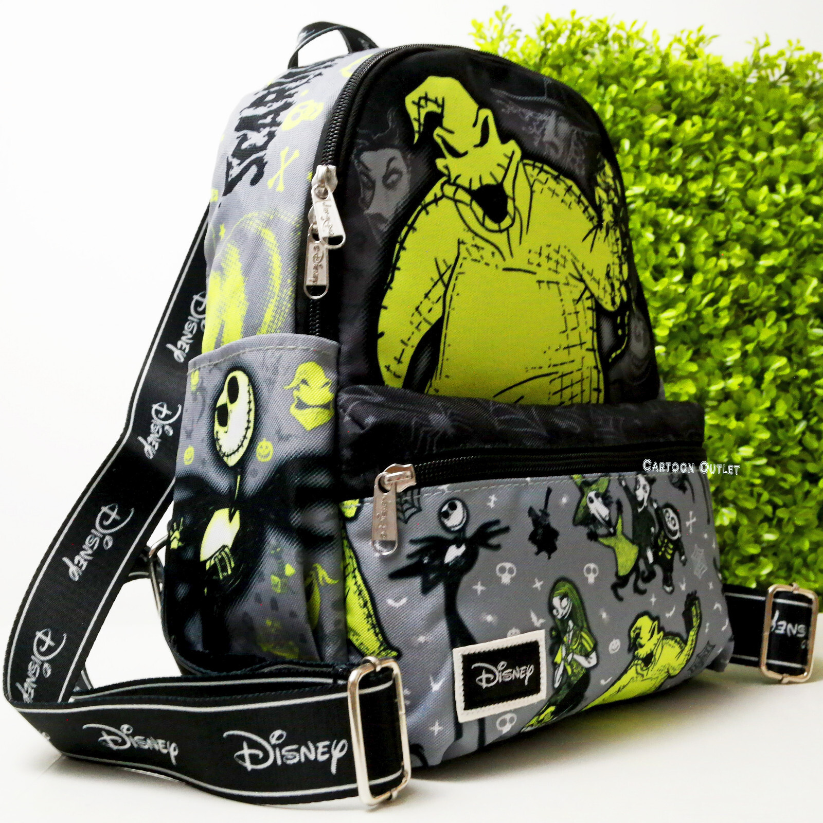 Disney Oogie Boogie Mini Backpack lady Purse 13″ Bag Nightmare Before Christmas