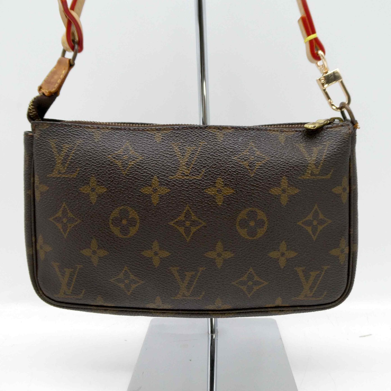 Louis Vuitton Pochette Accessoires Hand Bag PVC Leather M51980 Monogram 1047