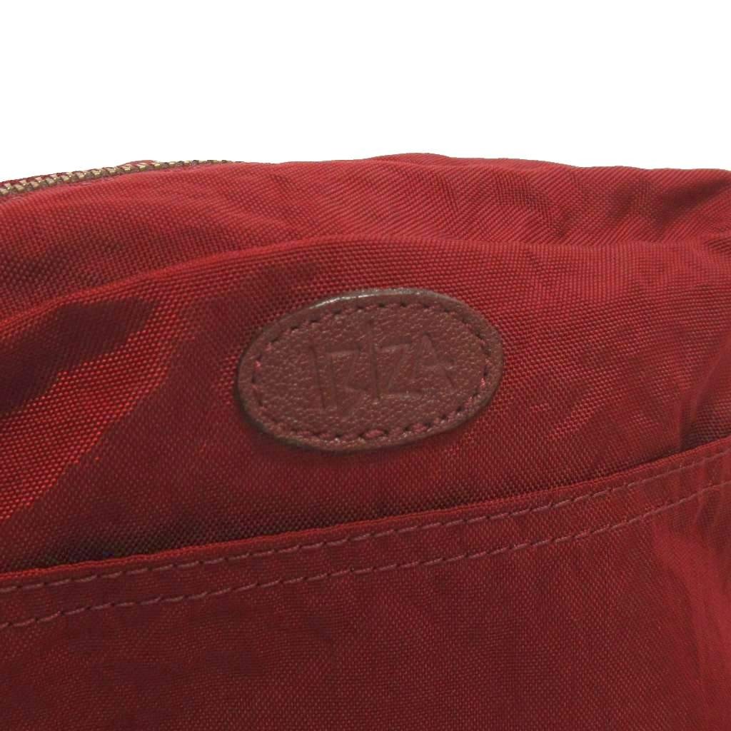 Ibiza Red Leather Shoulder Bag Crossbody Adjustable AB Condition 17cm/6.7in