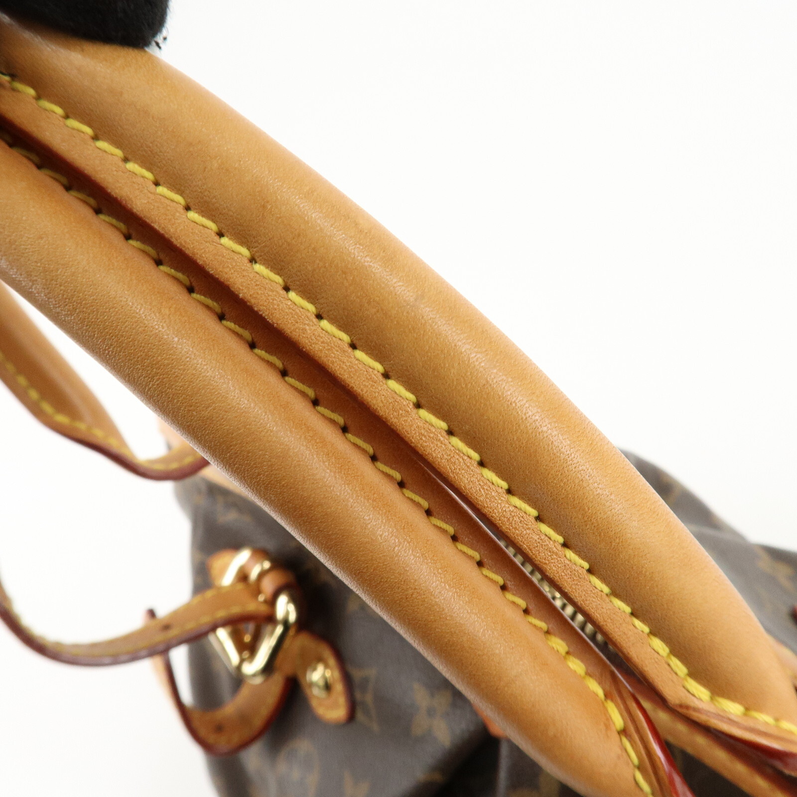 Louis Vuitton Monogram Tivoli GM Shoulder Bag Brown M40144 Auth Used