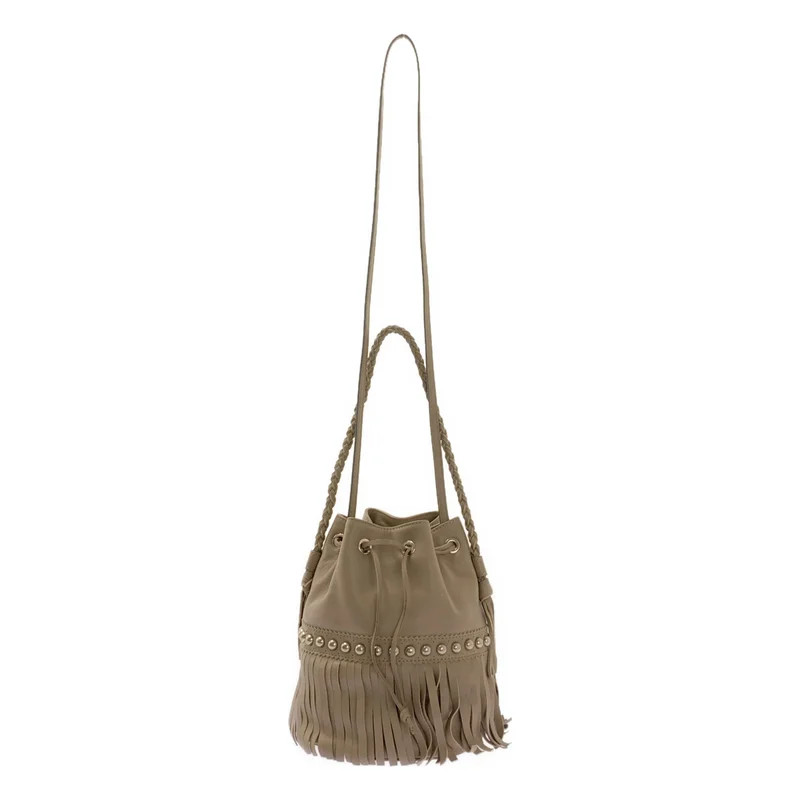 J&M Davidson Jay & Em Drawer custom studded fringe carnival shoulder bag Used