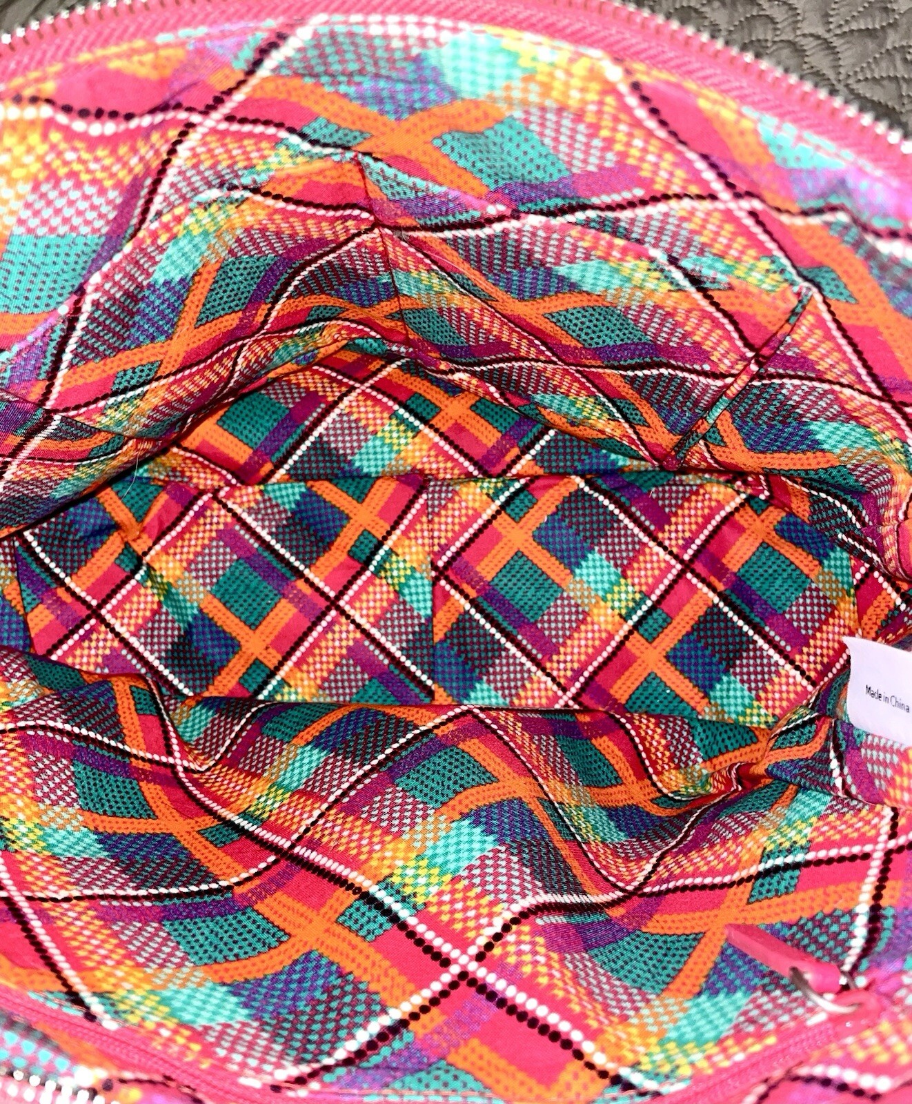 Vera Bradley Shoulder Bag Vivian Hobo Rumba Coral Pink Blue Red Orange Plum Sz L