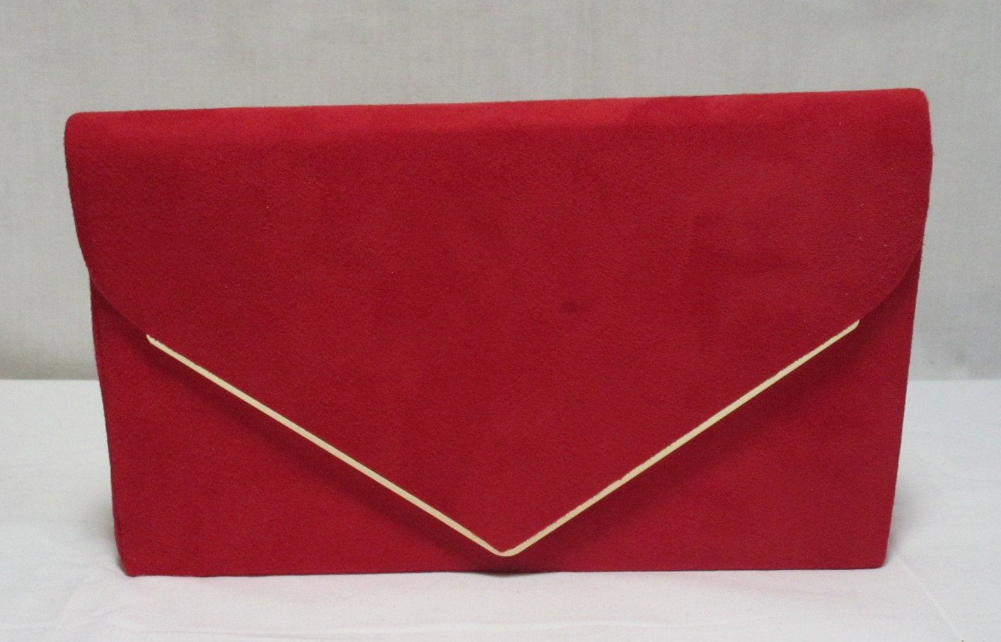 Charming Tailor Red & Gold Evening Clutch Purse