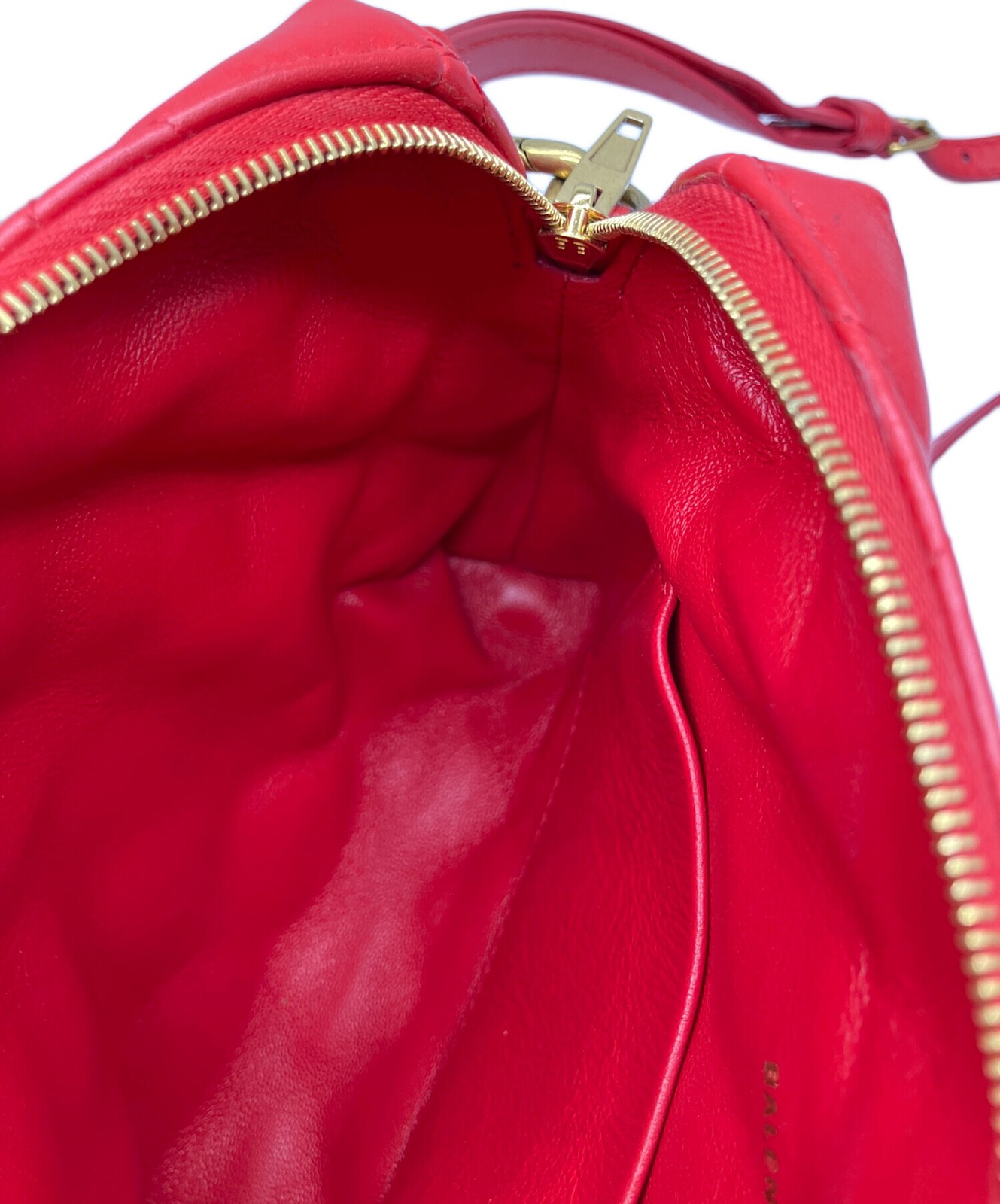 BALENCIAGA Shoulder Bag 600325 Quilted Camera Color Red Width 8.27 in Women 99