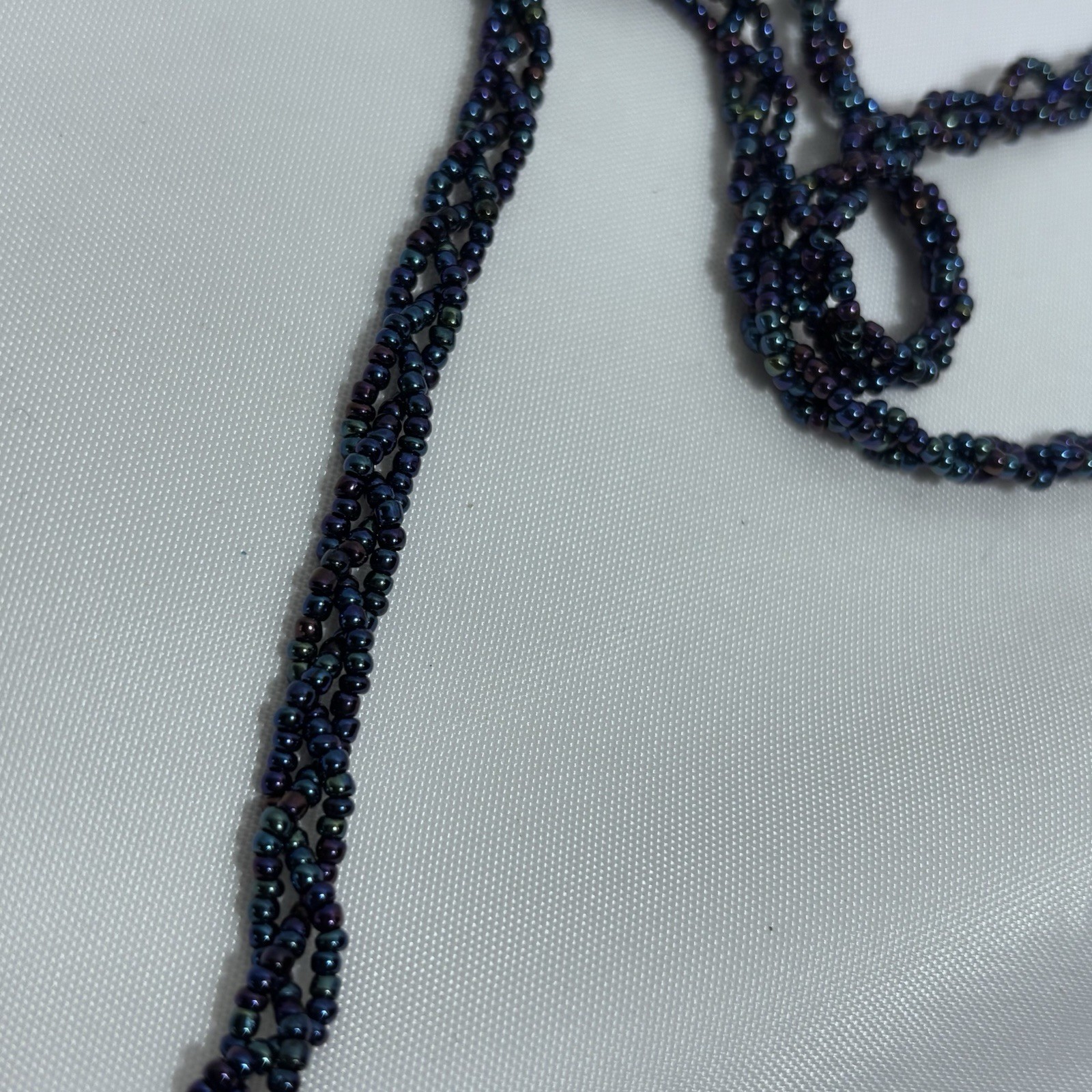 Ermo Beaded Fringe Crossbody Purse Bag Blue Red Green Cherry Flowers Cherries