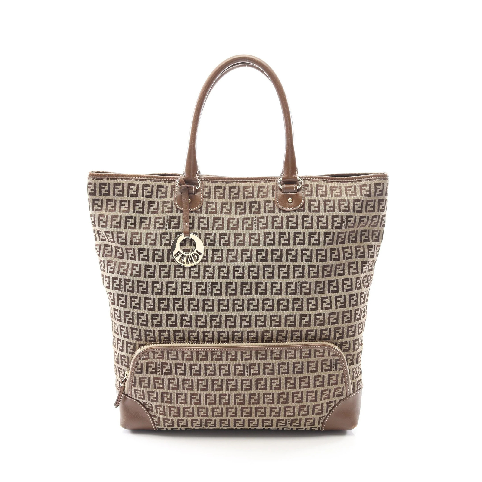 Fendi Tote Bag Brown Leather #RCB2138