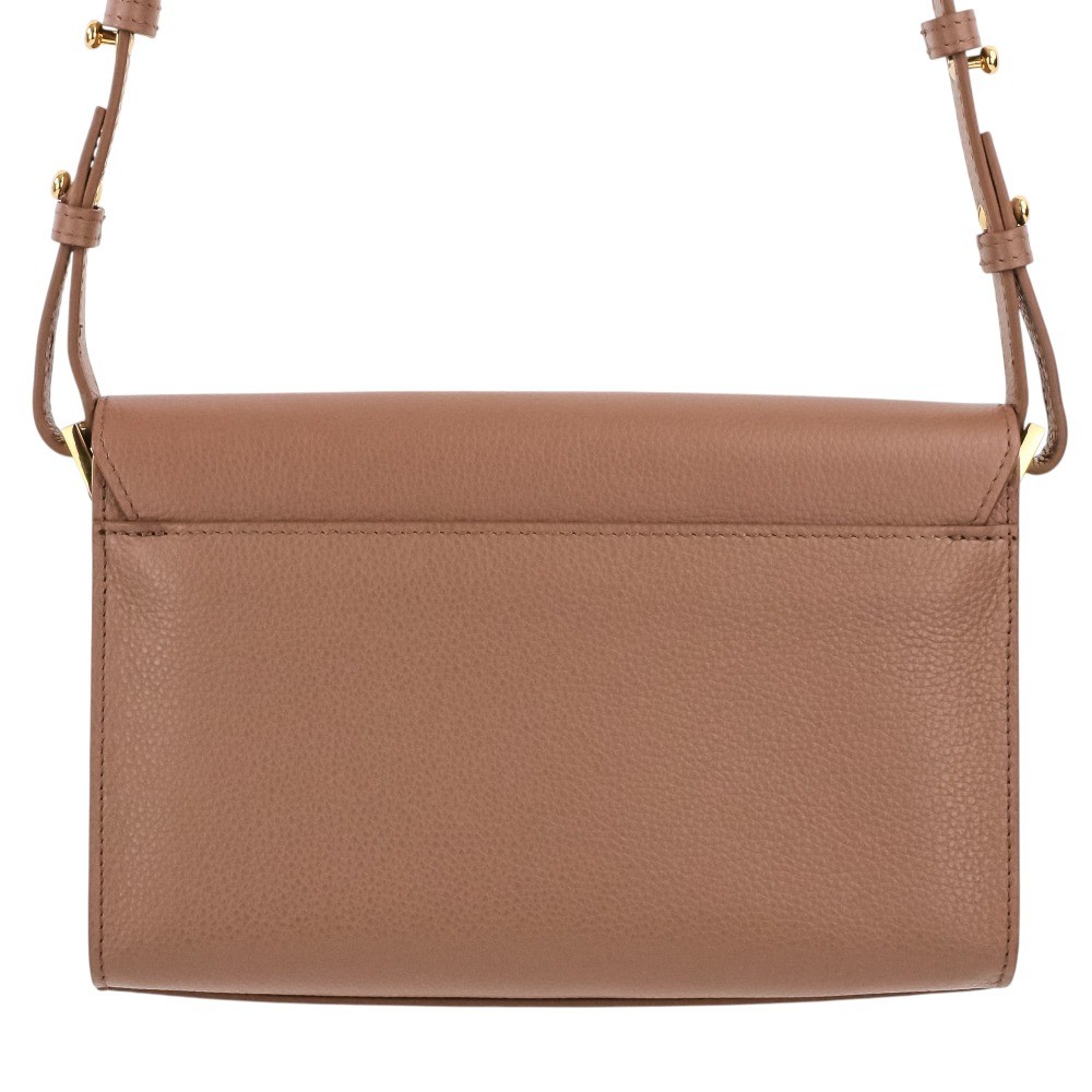 Sergio Rossi SR1 Messenger Shoulder Bag B08750-MFL201-2243 Brown Women USED