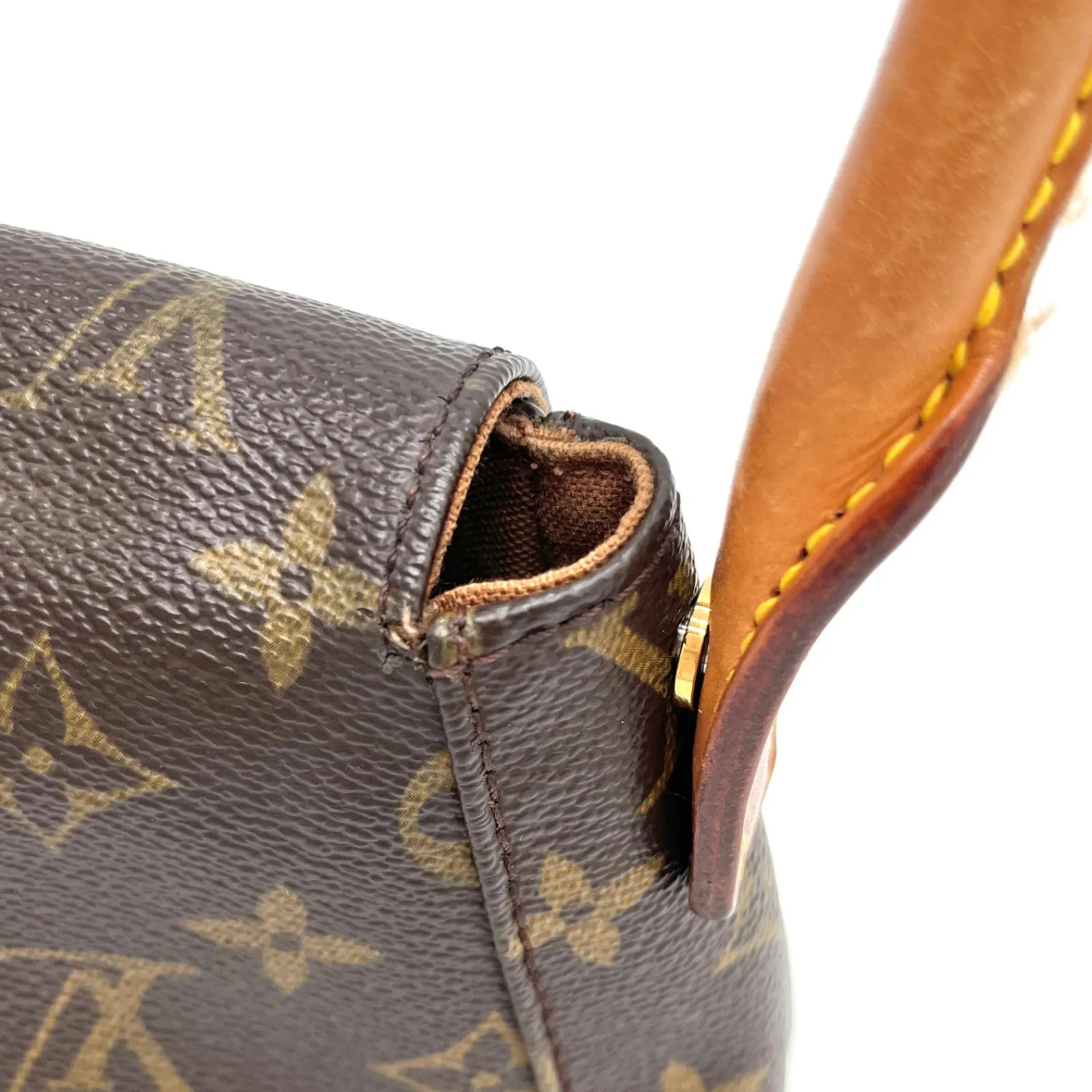 Auth LOUIS VUITTON Monogram Mini Looping Shoulder Bag Handbag M51147 2Y9187