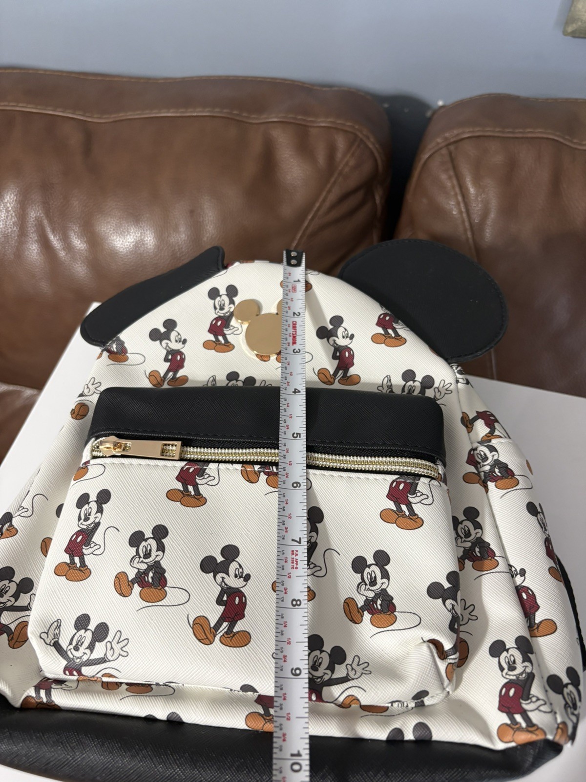 Disney Mickey Mouse Characters Mini Backpack with 3D Ears