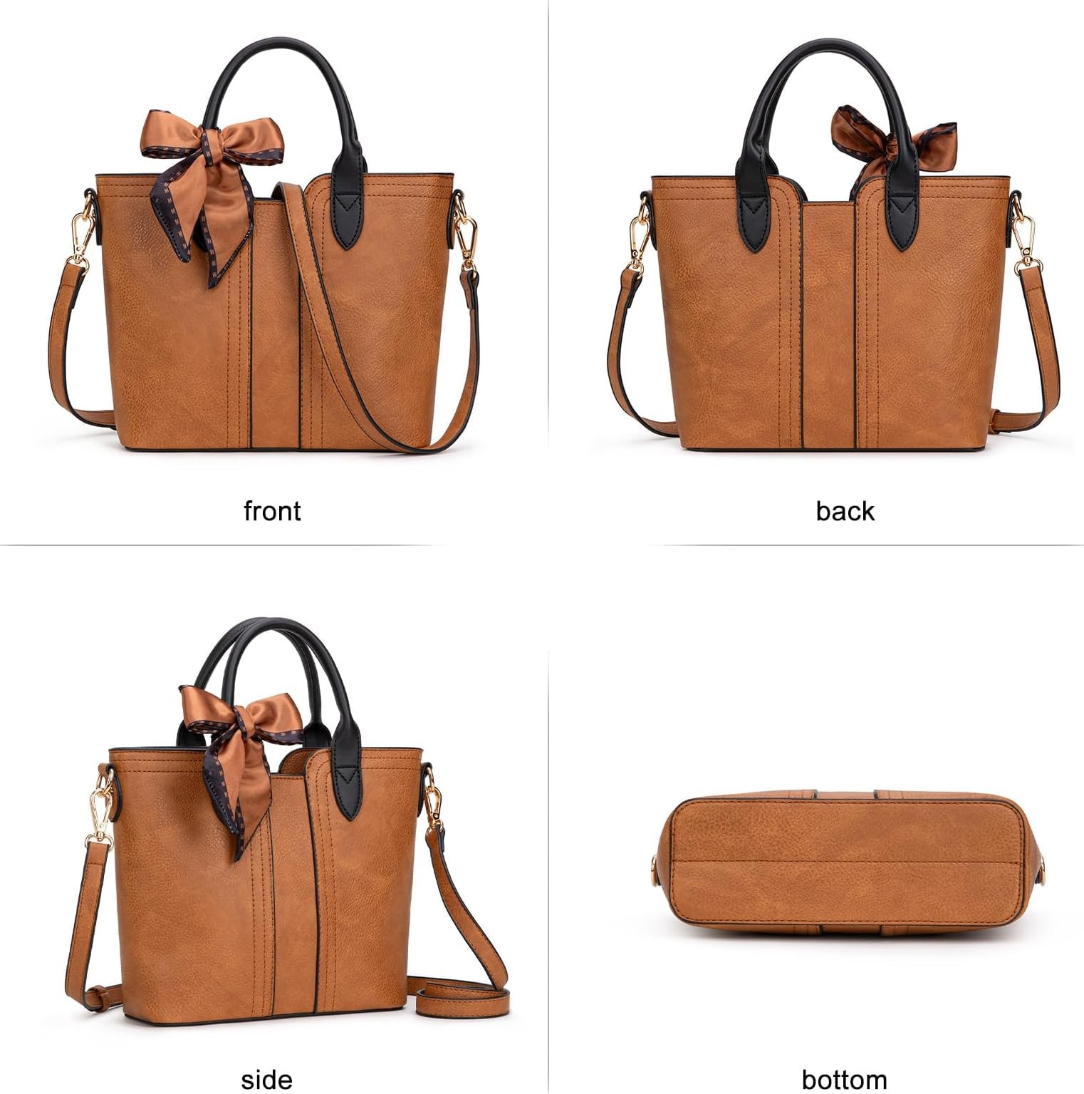 Montana West Tote Bags for Women Crossbody Purses Cute Satchel Handbag with D…