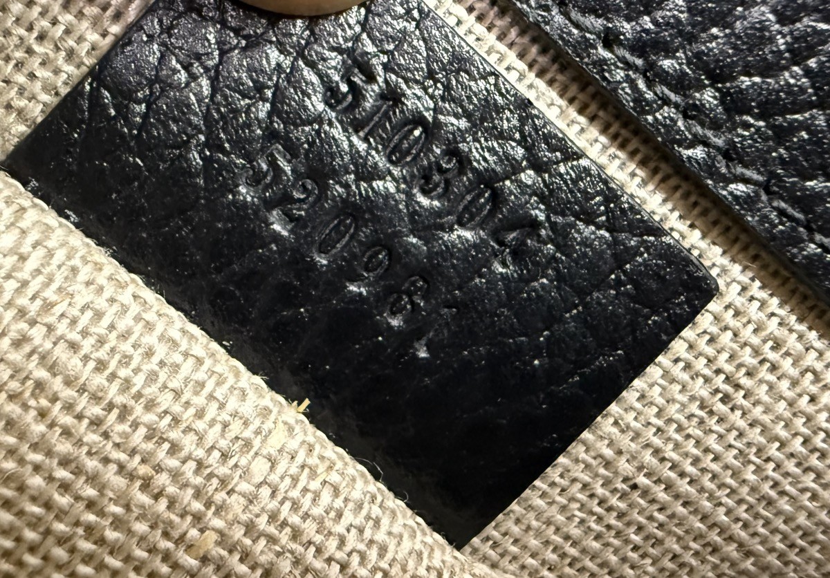 Gucci Black Icon GG Interlocking Crossbody Bag Style# 510304 (AZP027504)