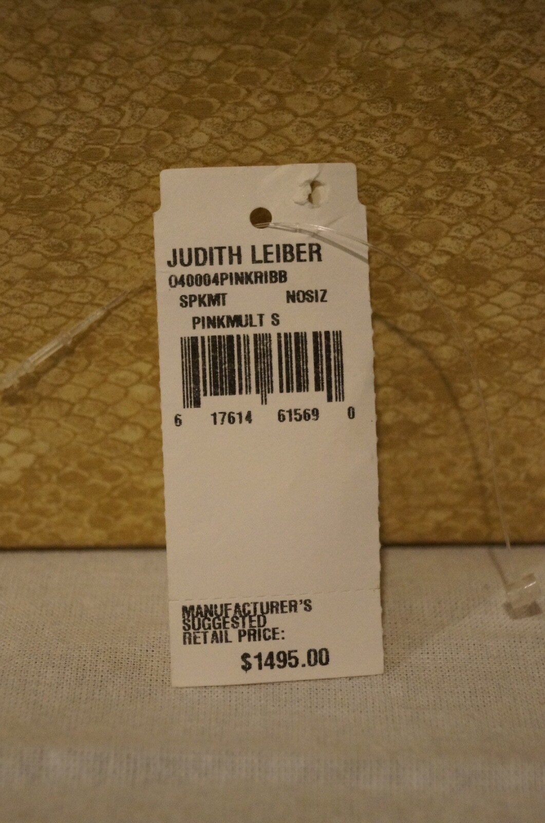 NEW JUDITH LEIBER PINK/SILVER CLUTCH PURSE – AWESOME CRYSTAL W SILVER 25″ STRAP!