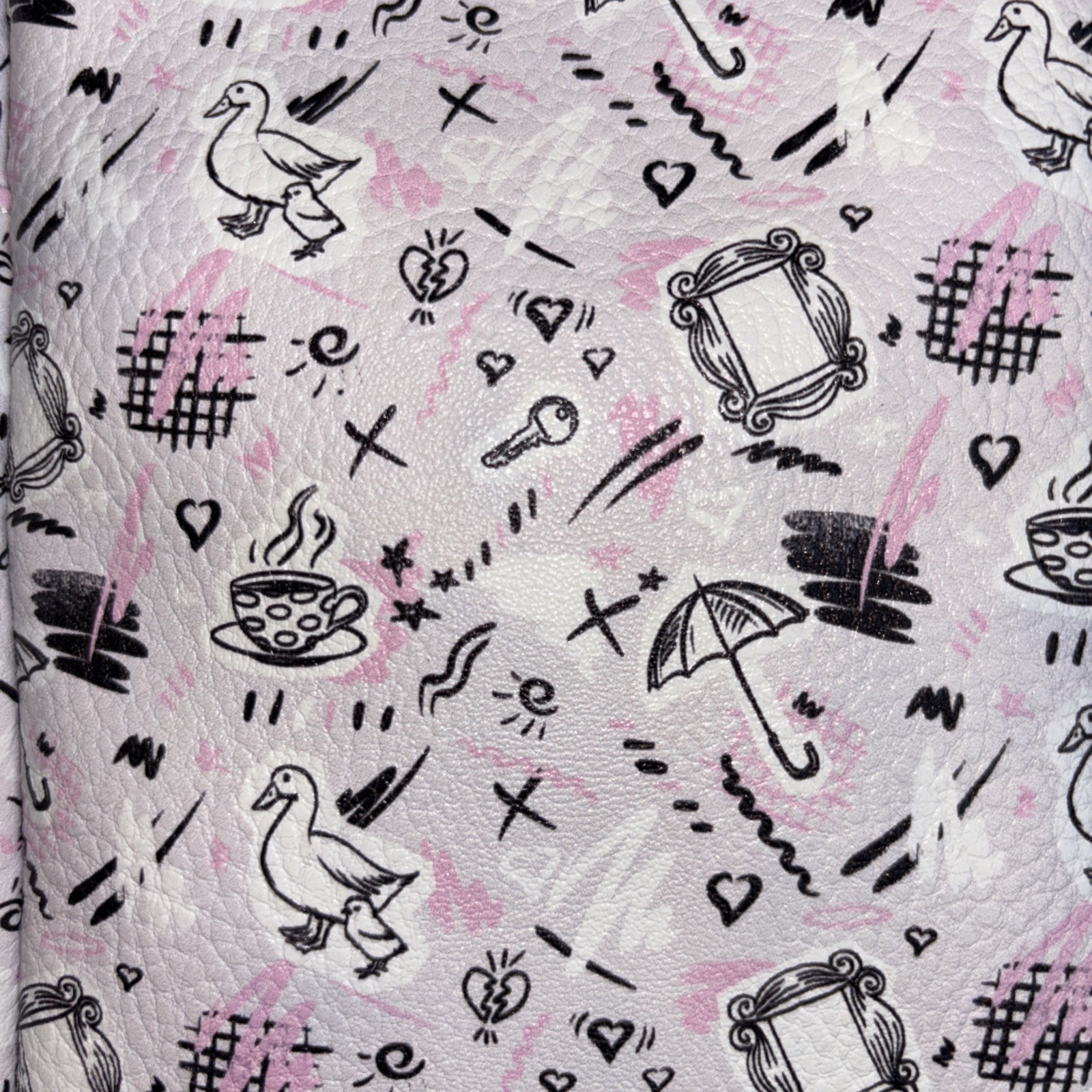 Buckle-Down Friends Television Show Icons Sketch College Crossbody bag NWT