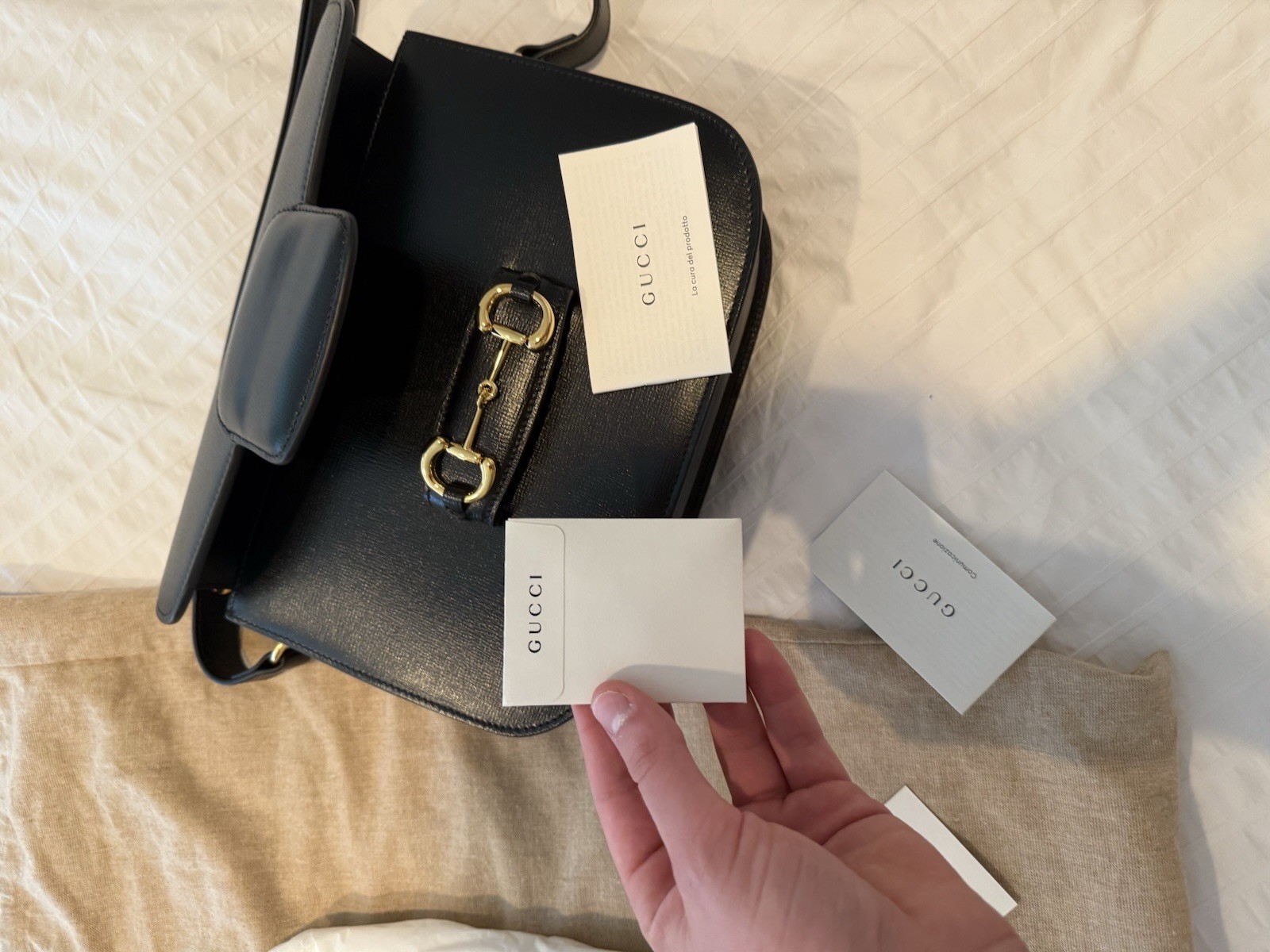 Gucci Horsebit 1955 Black Leather Medium shoulder Bag Style-602204