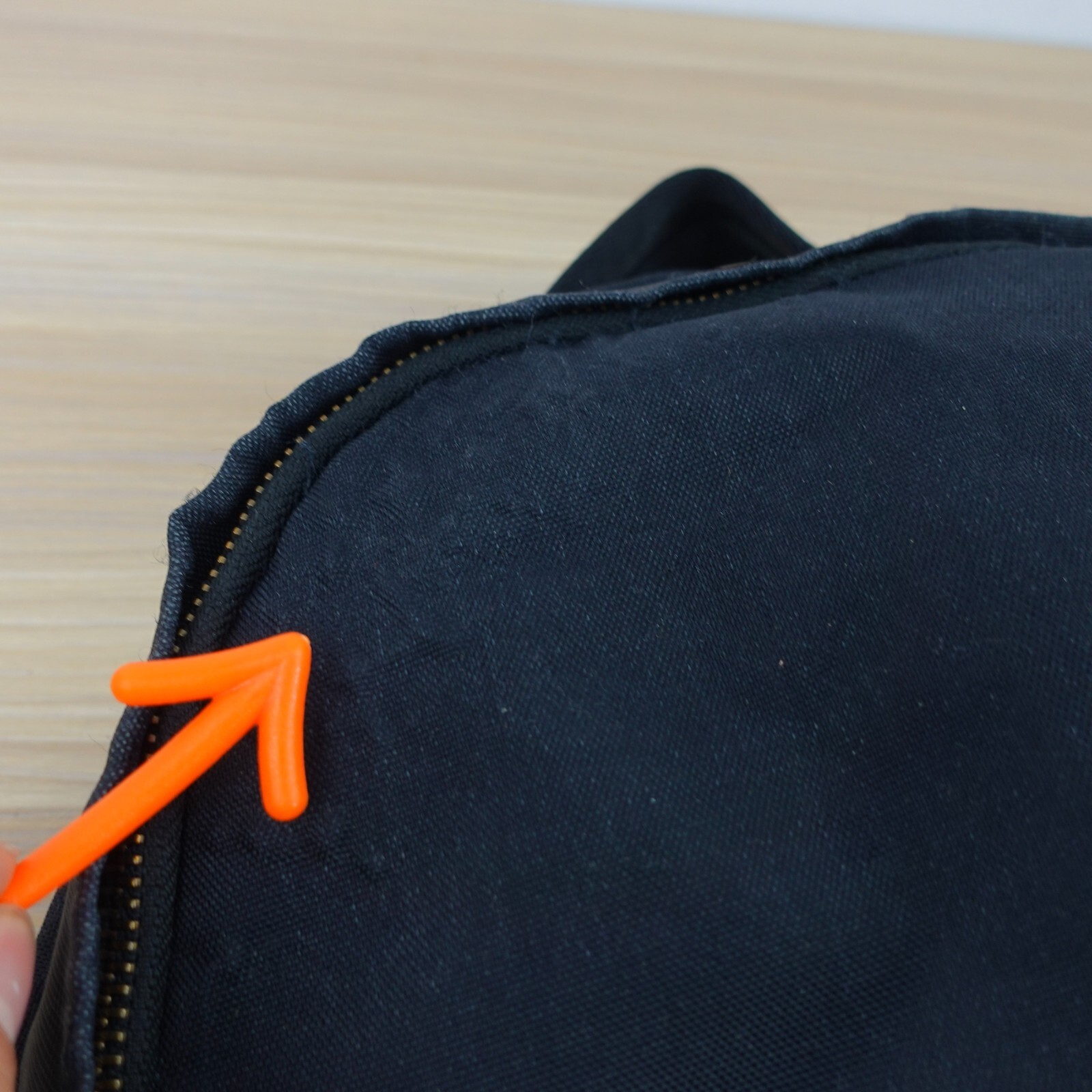 MARC JACOBS Bag Adult Black Backpack Medium Nylon Travel Lightweight FLAWED
