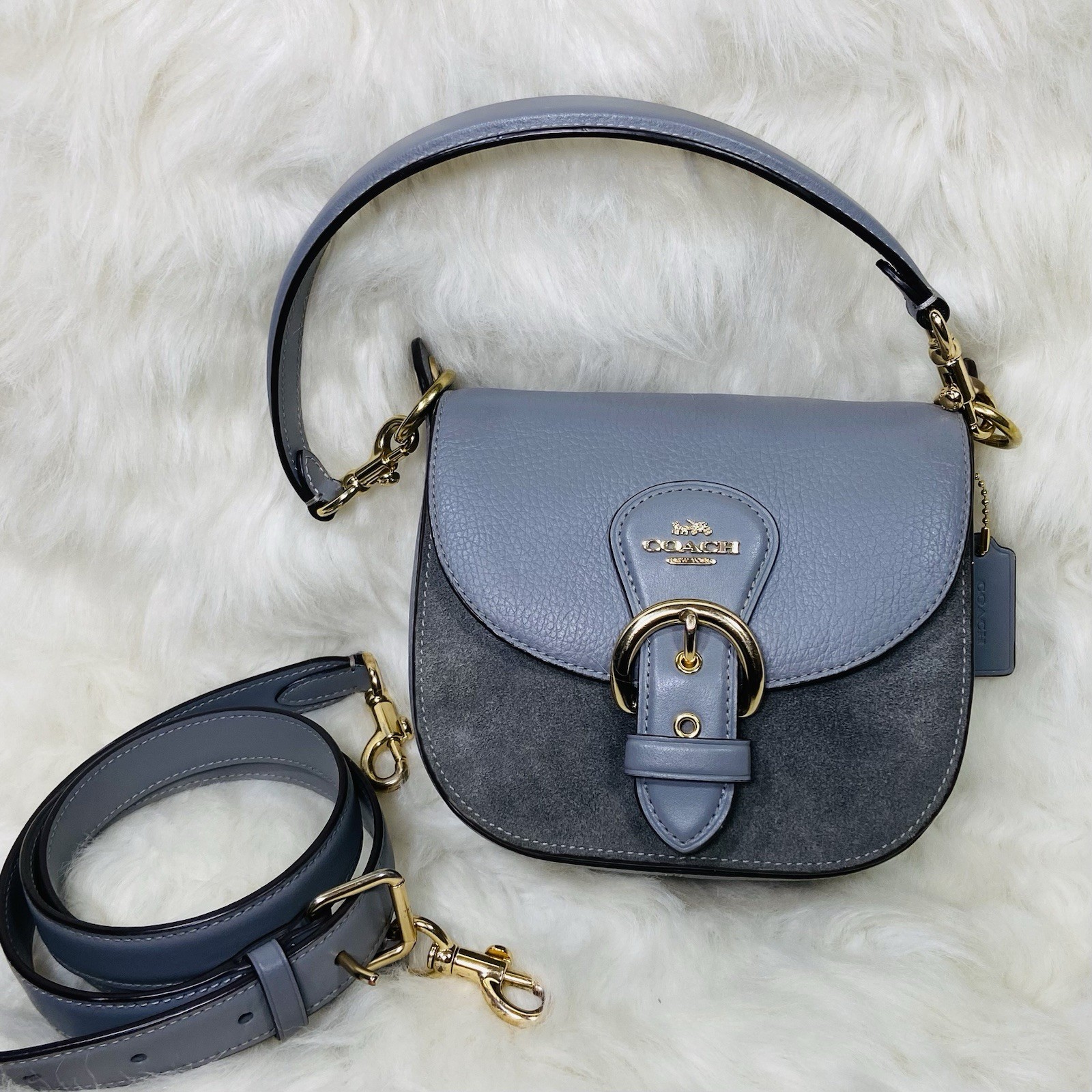 Coach Signature Kleo Shoulder Bag 17 Blue