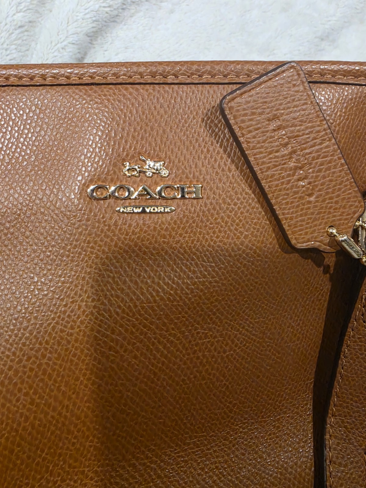 Coach Brown Camel Shoulder Bag