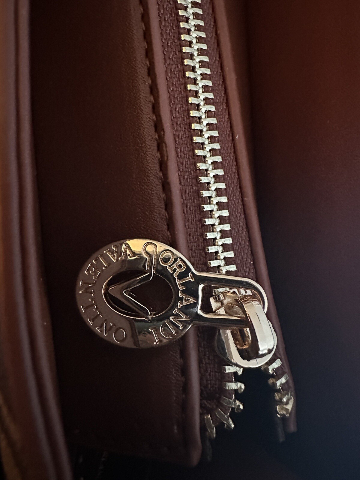 Valentino Orlandi VOVO Handbag Crossbody Brown Signature Extra Woven Strap NWT
