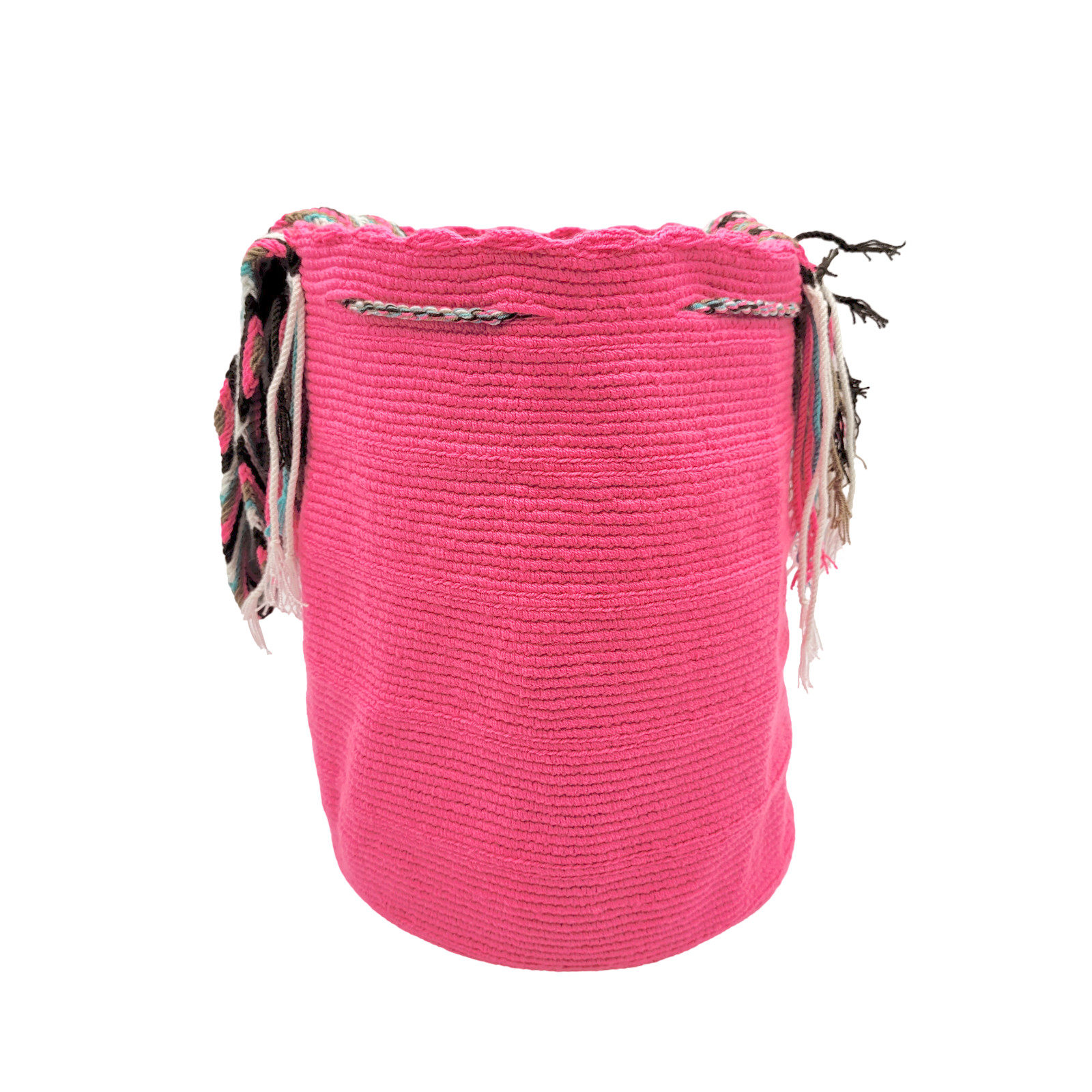 NWT 🔥 Colombian Large Handmade Wayuu Mochila Bag Solid Casual Top Quality PINK