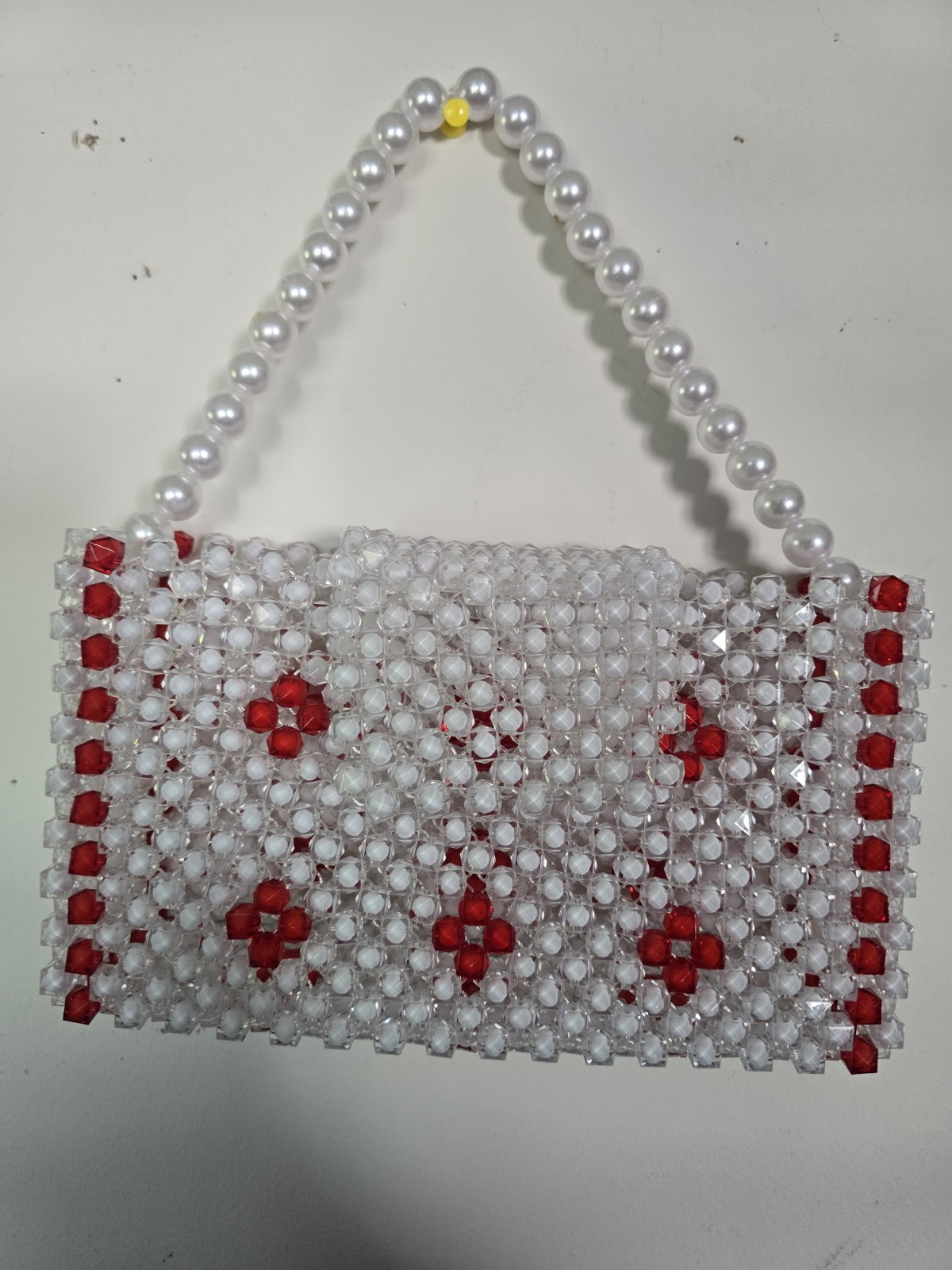 women’s hand made beads hand or shoulder bag
