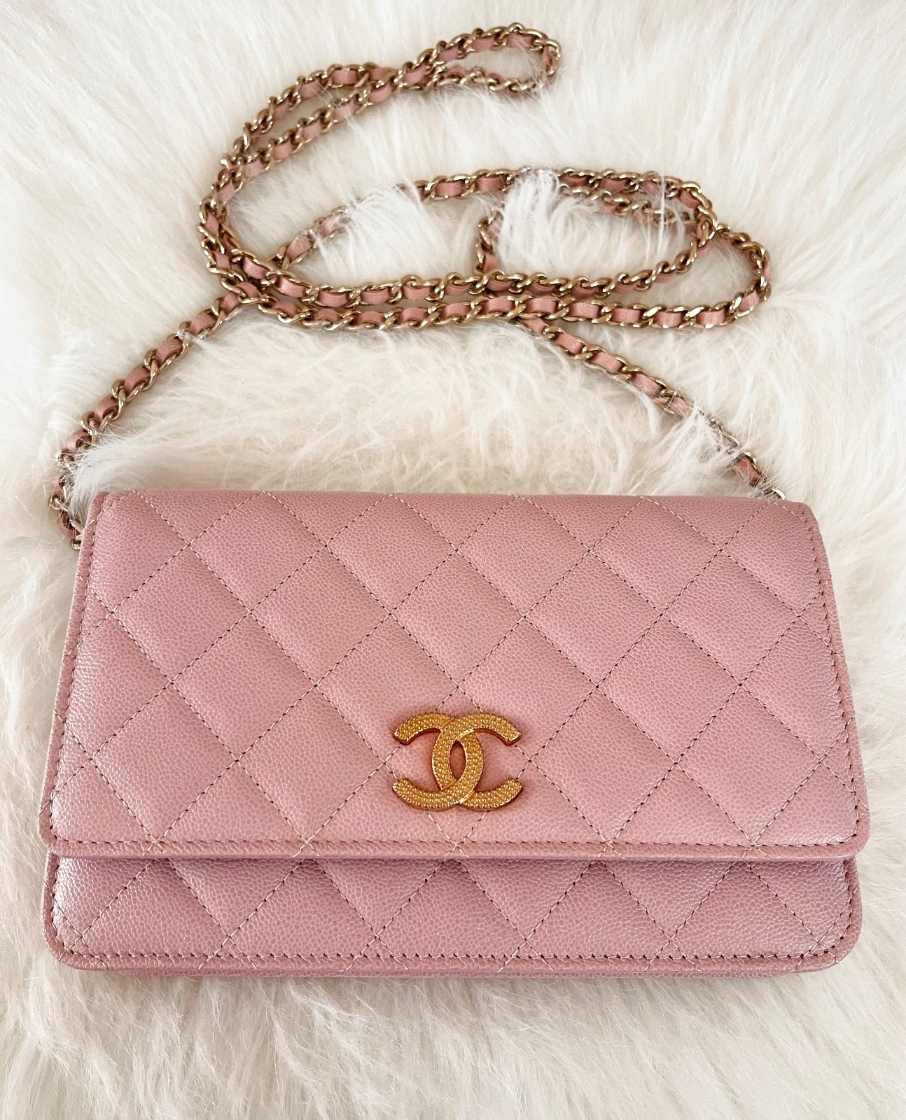 Chanel 22B Pink WOC Wallet on Chain Bag NWT 💗