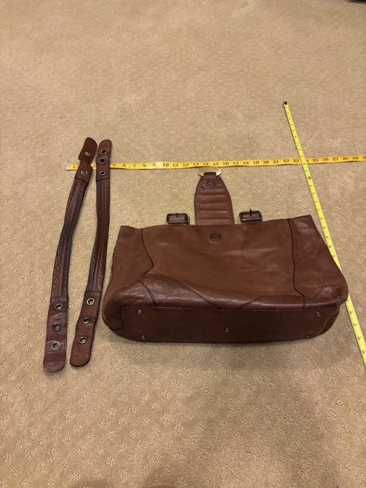 AUTHENTIC Brown Leather Vintage ‘Chloe’ Bag. No ‘made in’ tag. No serial #